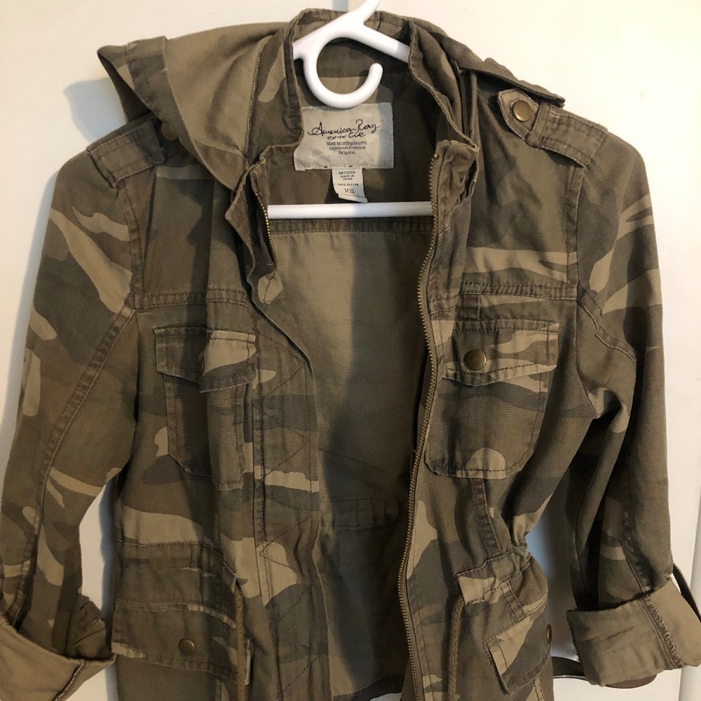 American Rag Women's Camo denim jacket